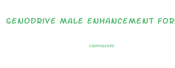 Genodrive Male Enhancement Formula