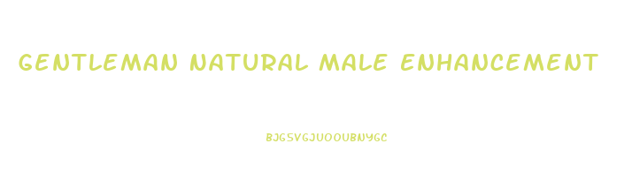 Gentleman Natural Male Enhancement