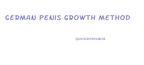 German Penis Growth Method