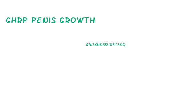 Ghrp Penis Growth