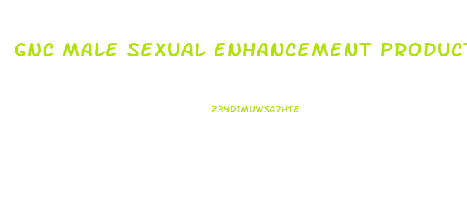 Gnc Male Sexual Enhancement Products