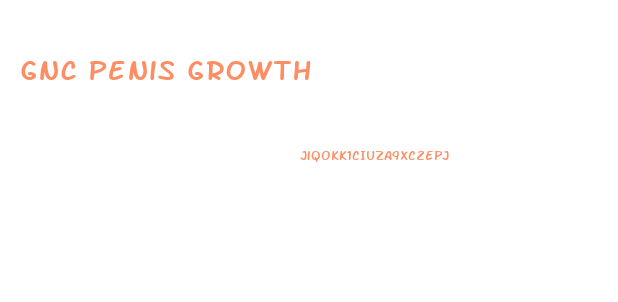 Gnc Penis Growth