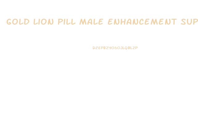 Gold Lion Pill Male Enhancement Supplement