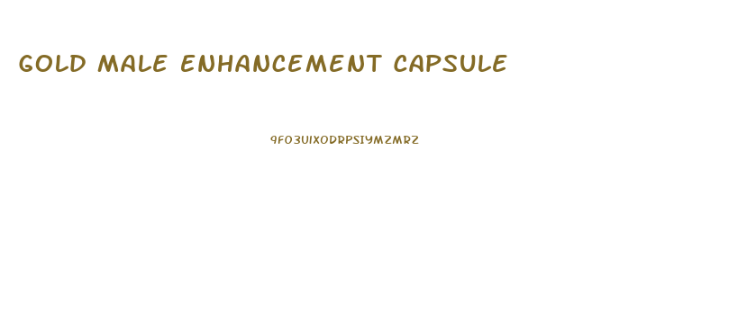 Gold Male Enhancement Capsule