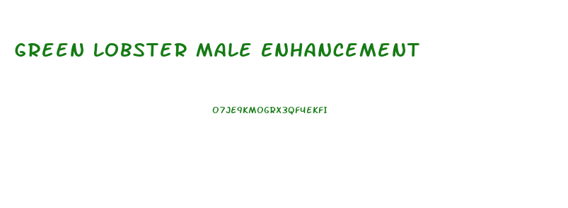 Green Lobster Male Enhancement