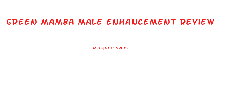 Green Mamba Male Enhancement Review