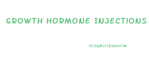Growth Hormone Injections Penis