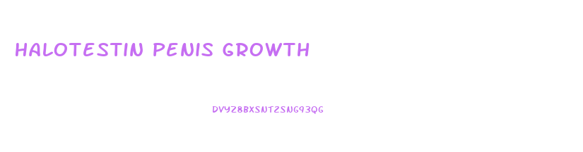 Halotestin Penis Growth