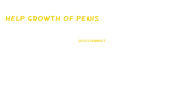 Help Growth Of Penis