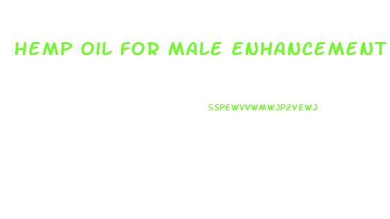 Hemp Oil For Male Enhancement