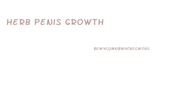 Herb Penis Growth