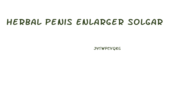 Herbal Penis Enlarger Solgar