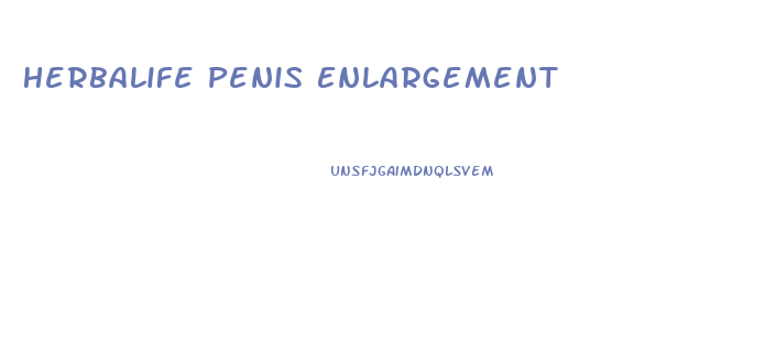 Herbalife Penis Enlargement
