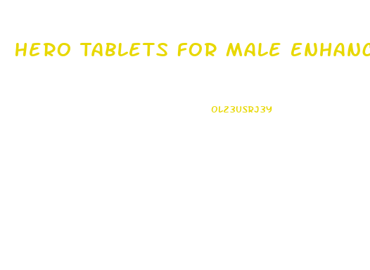 Hero Tablets For Male Enhancement