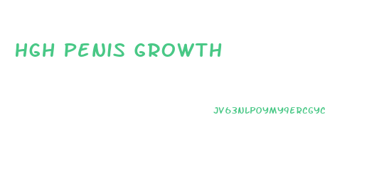 Hgh Penis Growth