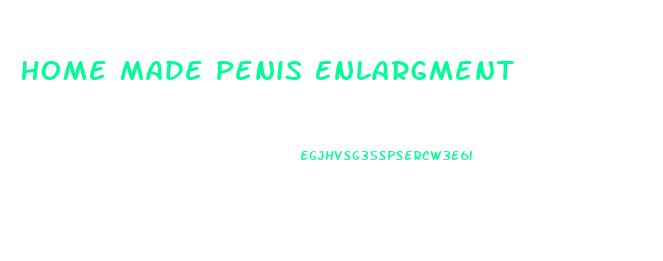 Home Made Penis Enlargment