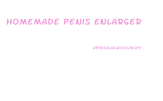 Homemade Penis Enlarger