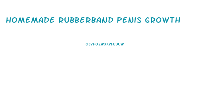 Homemade Rubberband Penis Growth