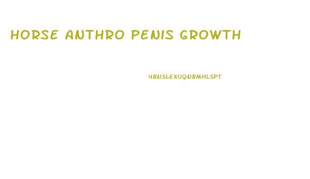 Horse Anthro Penis Growth