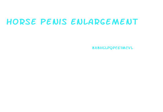 Horse Penis Enlargement