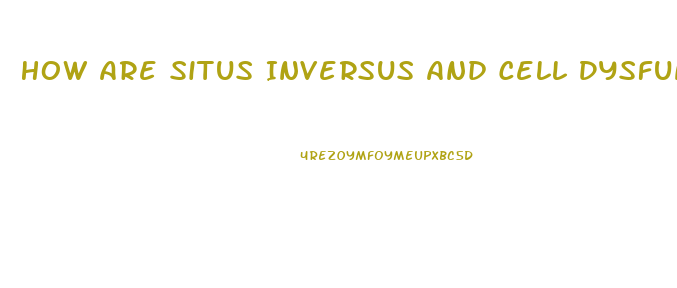 How Are Situs Inversus And Cell Dysfunction Related