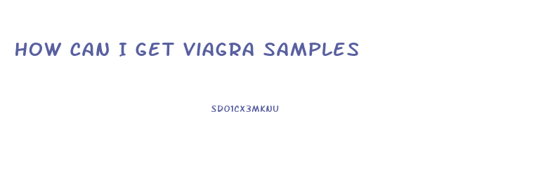 How Can I Get Viagra Samples