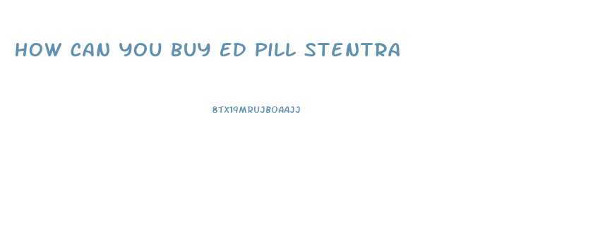 How Can You Buy Ed Pill Stentra
