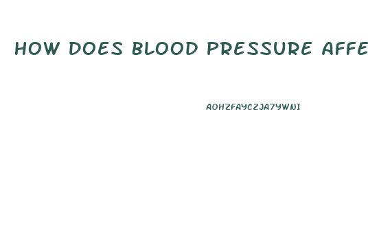 How Does Blood Pressure Affect Sildenafil