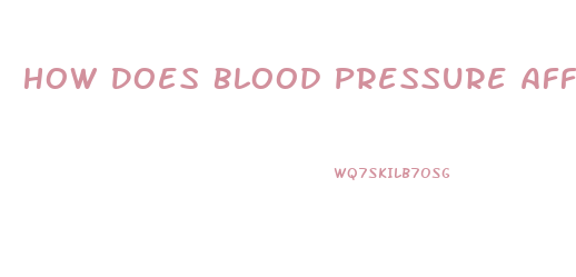 How Does Blood Pressure Affect Sildenafil