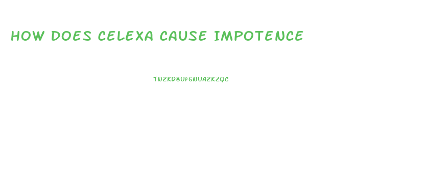 How Does Celexa Cause Impotence