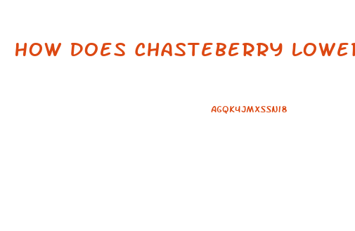 How Does Chasteberry Lower Male Libido