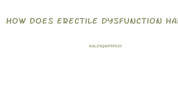 How Does Erectile Dysfunction Happen