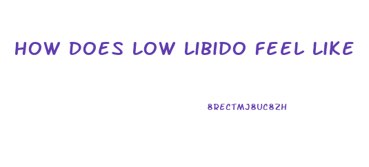 How Does Low Libido Feel Like