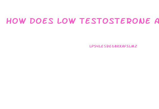How Does Low Testosterone Affect Sex Drive