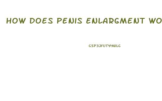 How Does Penis Enlargment Work