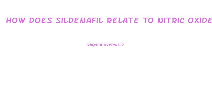 How Does Sildenafil Relate To Nitric Oxide