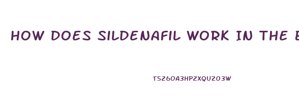 How Does Sildenafil Work In The Body