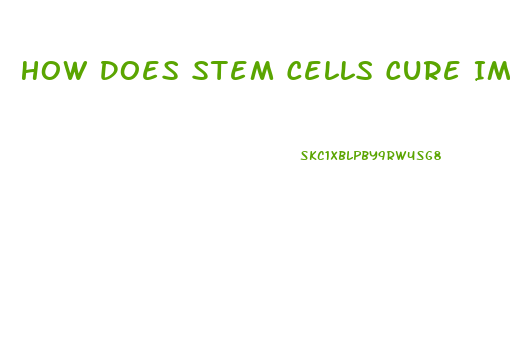 How Does Stem Cells Cure Impotence