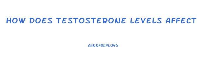 How Does Testosterone Levels Affect Impotence