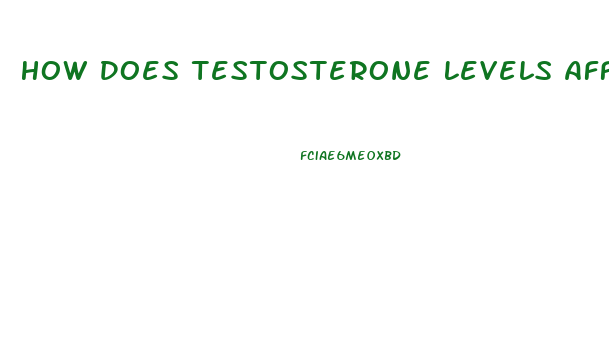 How Does Testosterone Levels Affect Impotence