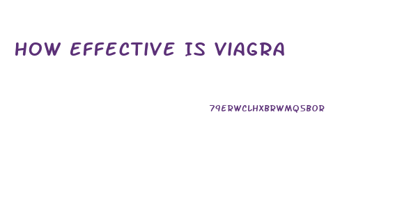 How Effective Is Viagra