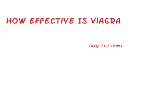 How Effective Is Viagra