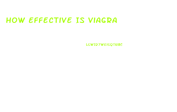 How Effective Is Viagra