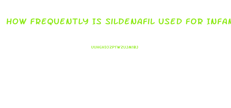 How Frequently Is Sildenafil Used For Infants In The Us