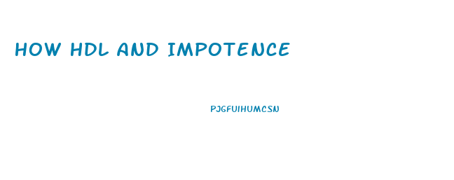 How Hdl And Impotence