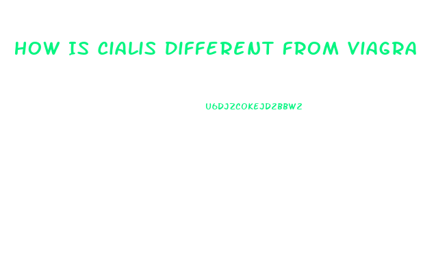 How Is Cialis Different From Viagra