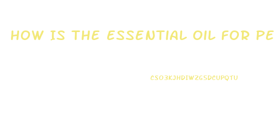 How Is The Essential Oil For Penis Enlargement Consumed