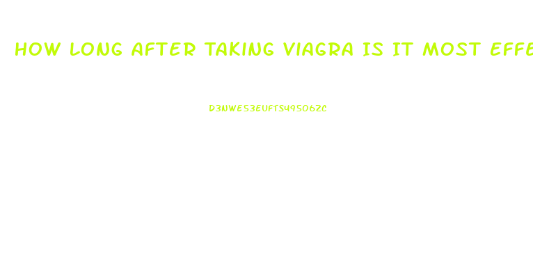 How Long After Taking Viagra Is It Most Effective