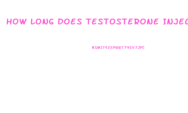 How Long Does Testosterone Injections Take To Work Libido