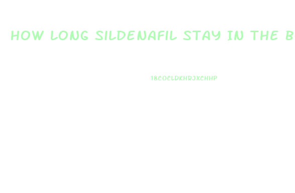 How Long Sildenafil Stay In The Body For Urine Test